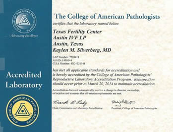 The College of American Pathologists Accredited Laboratory
